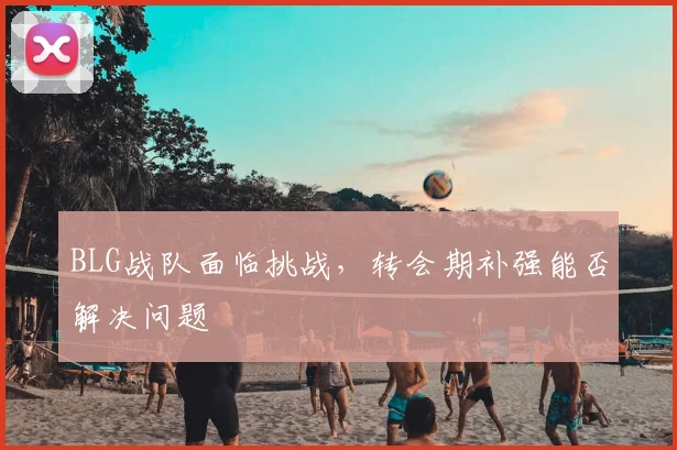 BLG战队面临挑战,转会期补强能否解决问题